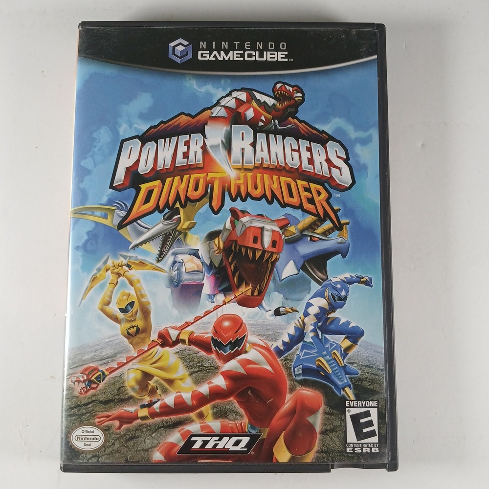 Power Rangers Dino Thunder Nintendo GameCube GC Complete w Case & Manual